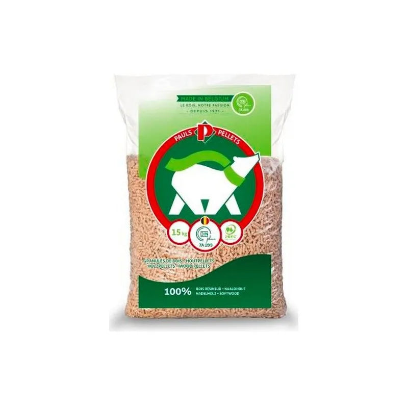 PAULS Pellets Premium Holzpellets 1050 kg Palette – Höchste Wärmeleistung