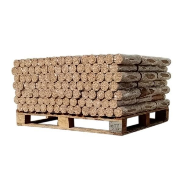 Dichtes Hartholz-Feuerholz 1/2 Palette 538 kg – Schnell, trocken, langanhaltend