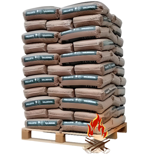 Premium Holzpellets DIN+ Palette 65 x 15 kg Säcke
