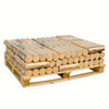 Drei Paletten günstige Komfort-Holzscheite – 312 Packungen à 5 Stück