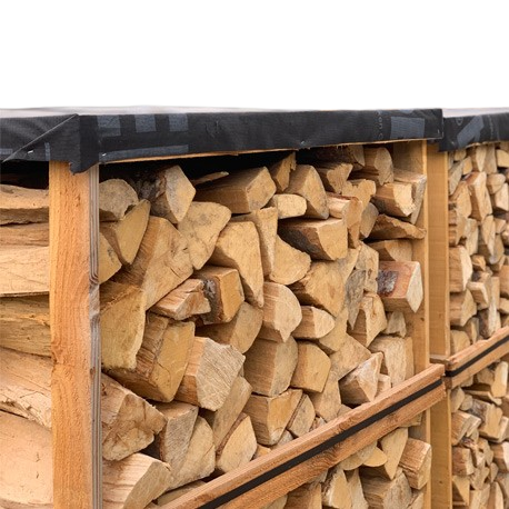 Premium 1000 kg Holzpalette, 50 cm Buchenstämme, extra trocken, hochwertig, regional