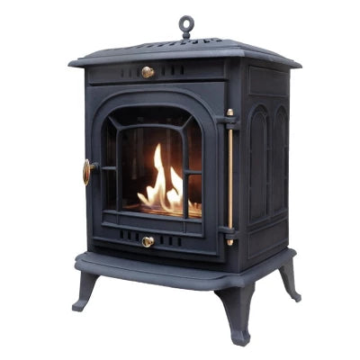 ScandiFlames Altar Bioethanol Kaminofen aus Gusseisen für gemütliche Wärme