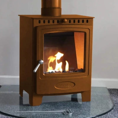 Hamlet Solution 5 Terracotta Braun Bioethanol Kamin: Umweltfreundlich, Stilvoll, Effizient