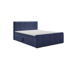 Lade das Bild in den Galerie-Viewer, Elegantes Boxspringbett Bergamo Samt mit Integriertem Stauraum – Hoher Schlafkomfort, Modernes Design
