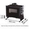 Bronpi Hybrid‑Insert Basis – stabile, passgenaue Unterkonstruktion für Holz‑ und Pelletheizung