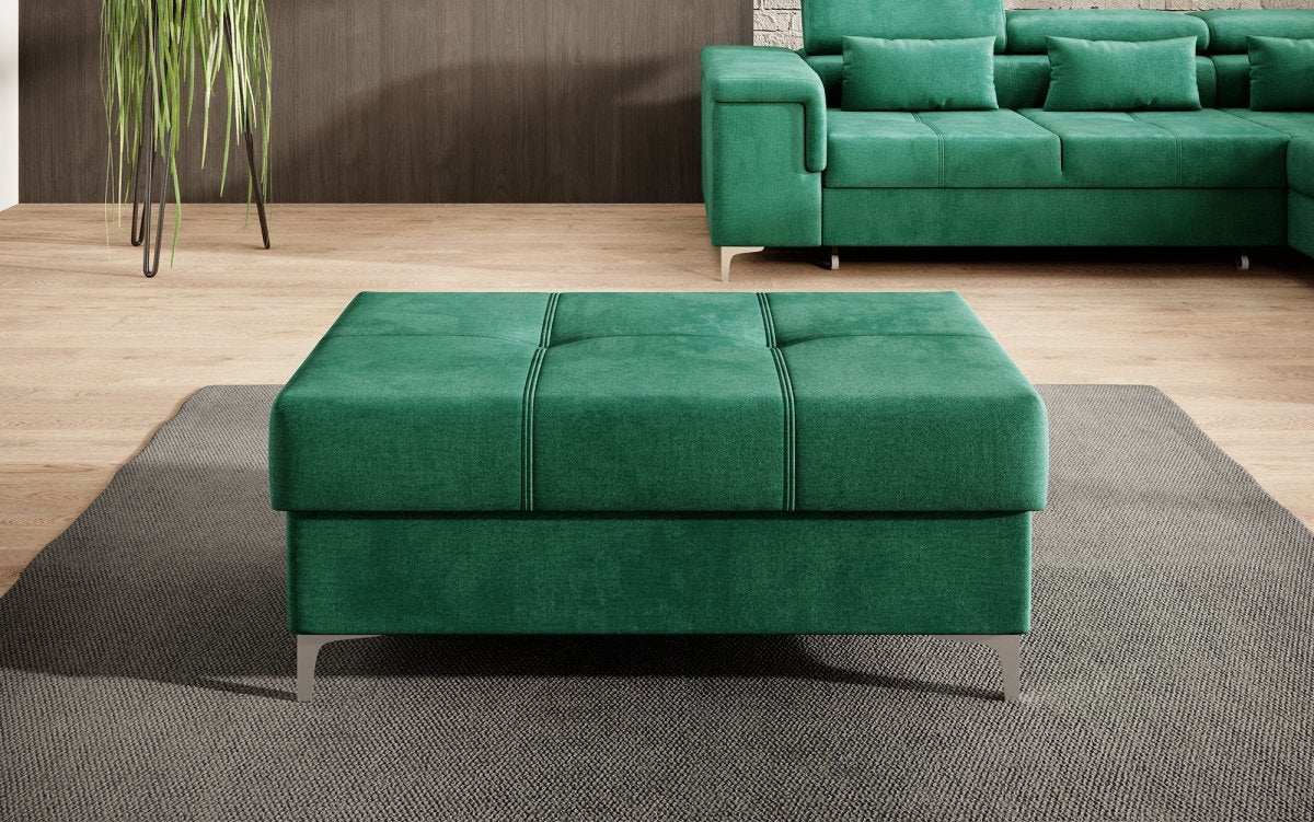 Eleganter Samt-Hocker Traum mit Stauraumfunktion für Ihr Zuhause