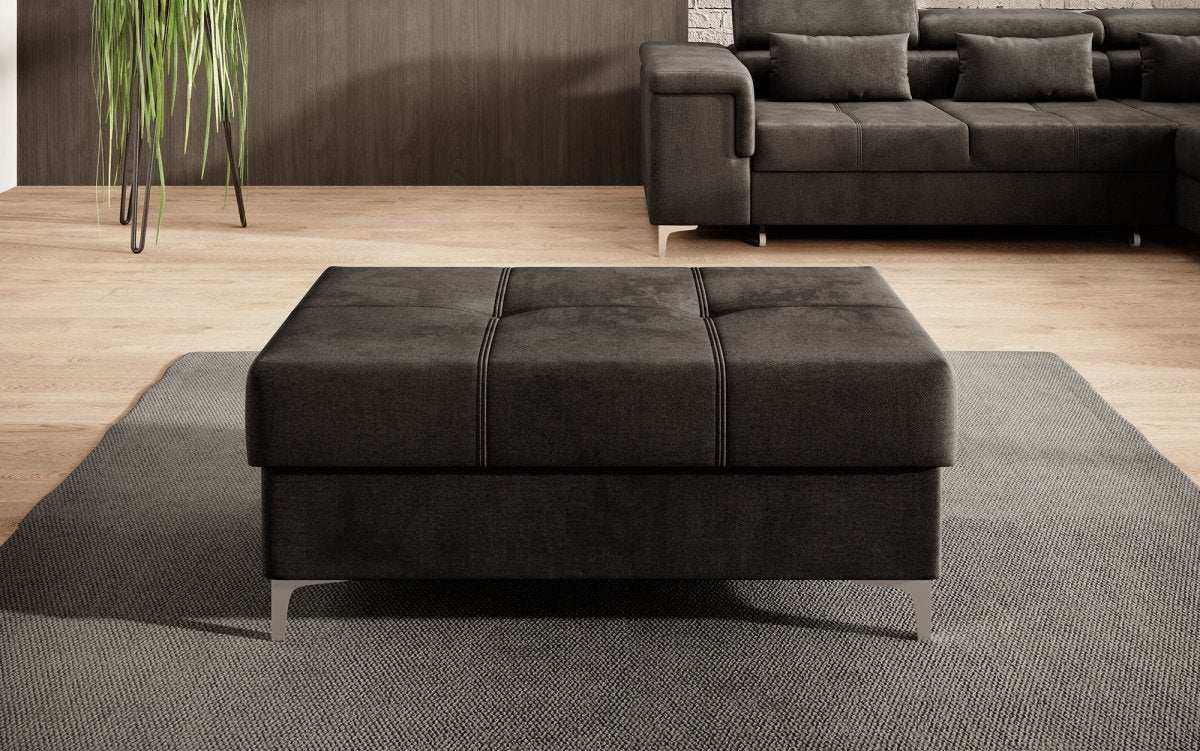 Eleganter Samt-Hocker Traum mit Stauraumfunktion für Ihr Zuhause