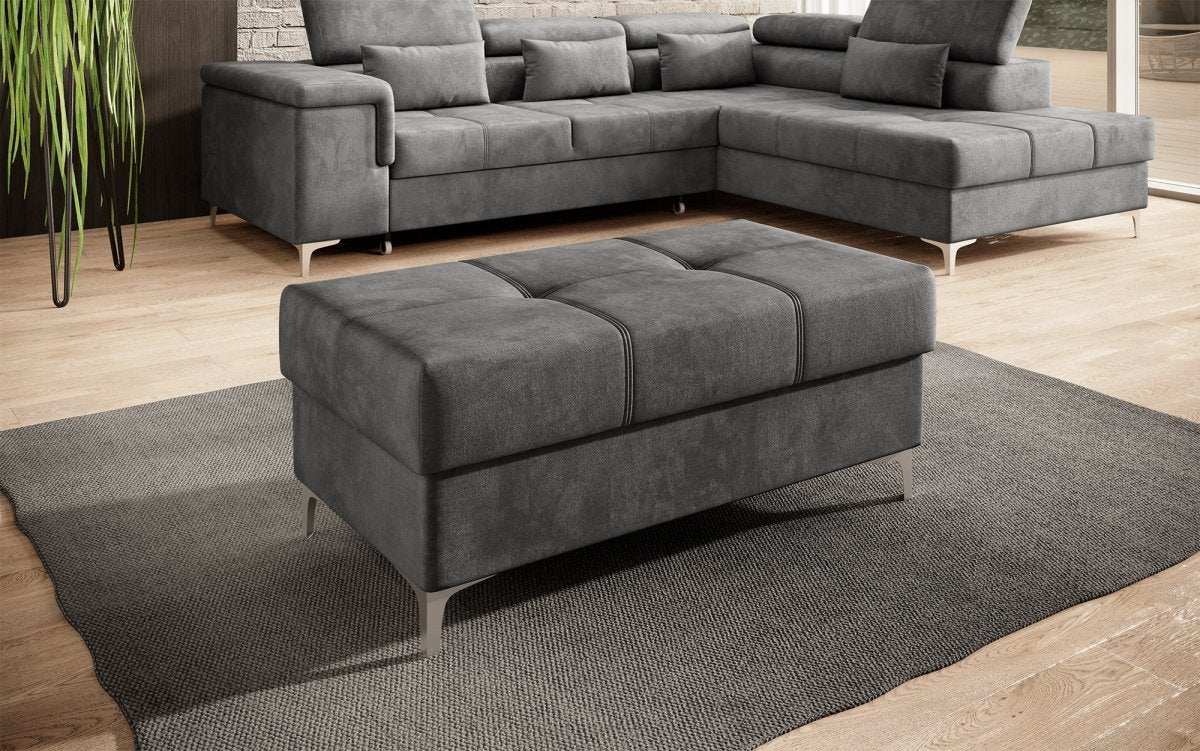 Eleganter Samt-Hocker Traum mit Stauraumfunktion für Ihr Zuhause