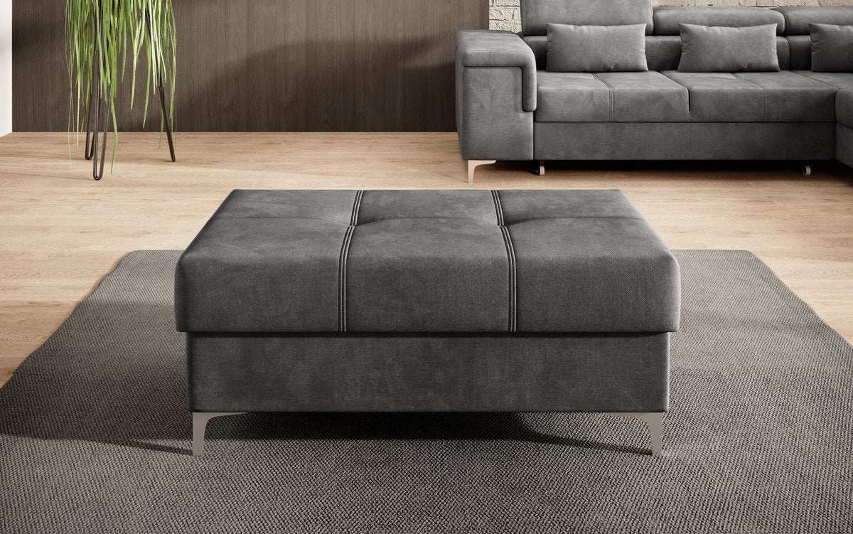 Eleganter Samt-Hocker Traum mit Stauraumfunktion für Ihr Zuhause