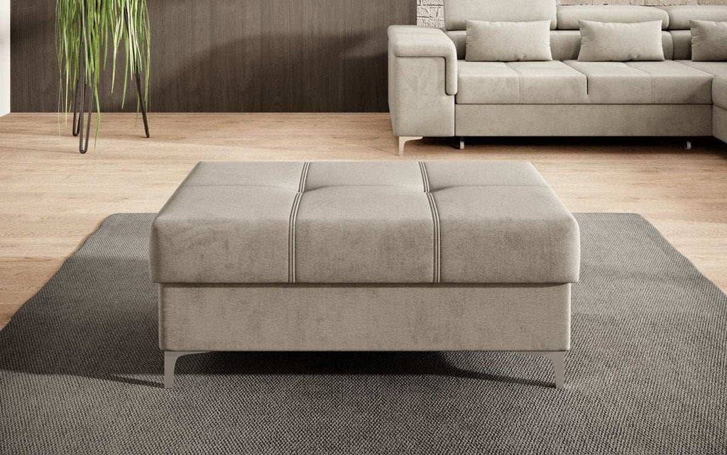 Eleganter Samt-Hocker Traum mit Stauraumfunktion für Ihr Zuhause