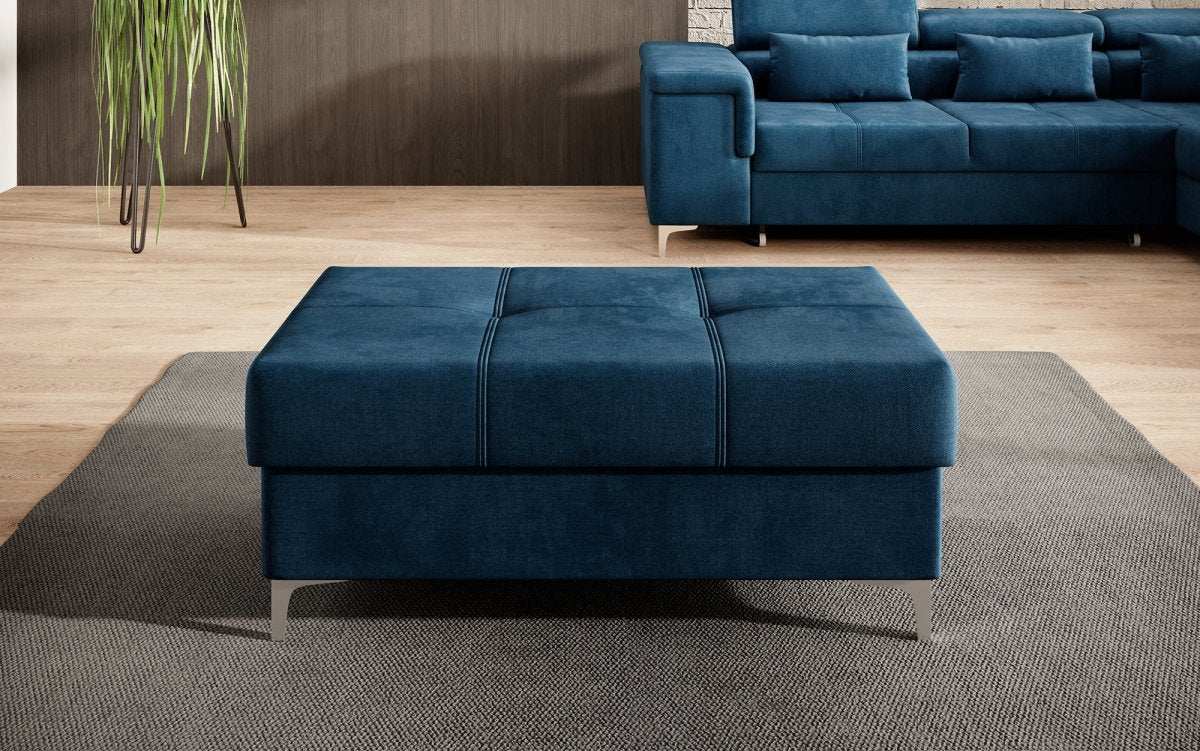 Eleganter Samt-Hocker Traum mit Stauraumfunktion für Ihr Zuhause