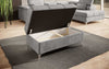 Eleganter Samt-Hocker Traum mit Stauraumfunktion für Ihr Zuhause