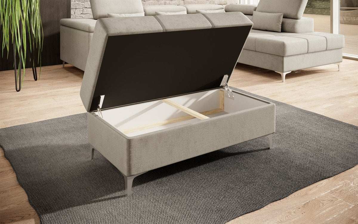 Eleganter Samt-Hocker Traum mit Stauraumfunktion für Ihr Zuhause
