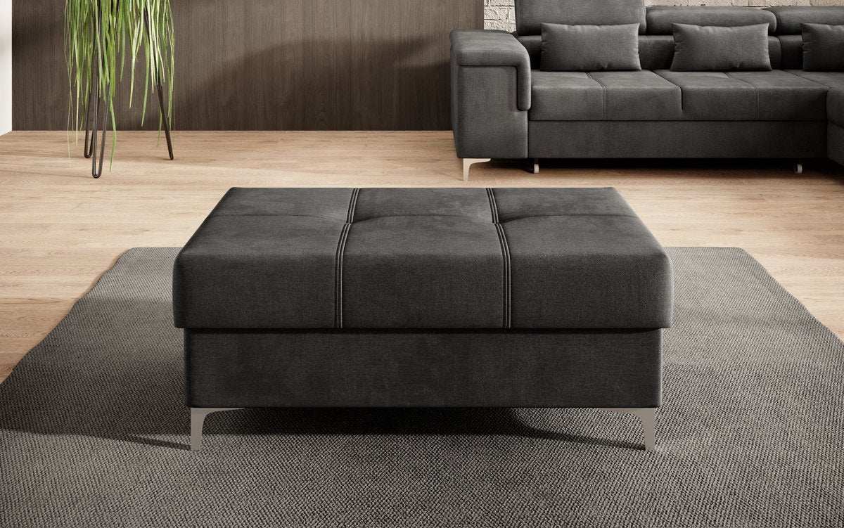 Eleganter Samt-Hocker Traum mit Stauraumfunktion für Ihr Zuhause