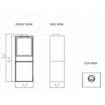 Lade das Bild in den Galerie-Viewer, Planika Scandi: Luxuriöser automatischer Bioethanol-Kamin mit BEV-Technologie und Frontglas
