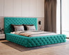 Luxuriöses Designer Samt Polsterbett Lana mit großem Stauraum – Modern & Bequem