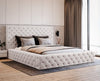 Luxuriöses Designer Samt Polsterbett Lana mit großem Stauraum – Modern & Bequem