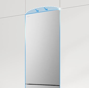 LG GBV3100BPY Kühl-Gefrierkombination, 344L, EEK C, Smart Inverter Kompressor, NatureFRESH