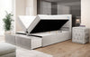 Amelie Boxspringbett mit LED-Beleuchtung und Stauraum – Luxuriöser Schlafkomfort