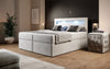 Amelie Boxspringbett mit LED-Beleuchtung und Stauraum – Luxuriöser Schlafkomfort