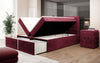 Amelie Boxspringbett mit LED-Beleuchtung und Stauraum – Luxuriöser Schlafkomfort