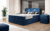 Amelie Boxspringbett mit LED-Beleuchtung und Stauraum – Luxuriöser Schlafkomfort