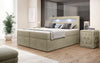 Amelie Boxspringbett mit LED-Beleuchtung und Stauraum – Luxuriöser Schlafkomfort