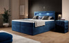 Amelie Boxspringbett mit LED-Beleuchtung und Stauraum – Luxuriöser Schlafkomfort