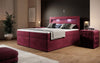 Amelie Boxspringbett mit LED-Beleuchtung und Stauraum – Luxuriöser Schlafkomfort