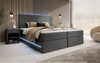 Arito Luxus Boxspringbett mit LED-Beleuchtung und Praktischem Stauraum – Komfortabel Erholung