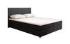 Luxuriöses Athene Boxspringbett Dunkelgrau – Optimaler Schlafkomfort mit Stoffbezug