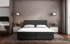 Luxuriöses Athene Boxspringbett Dunkelgrau – Optimaler Schlafkomfort mit Stoffbezug