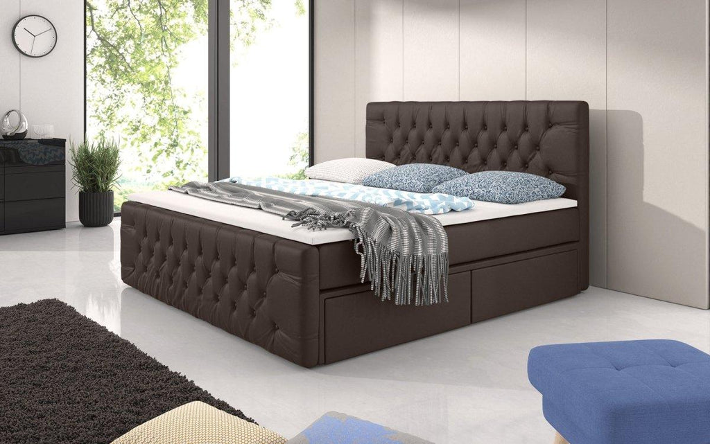 Luxuriöses Boxspringbett Bellissimo mit 4 Schubladen – Premium Schlafkomfort & Stauraum