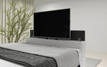 Lade das Bild in den Galerie-Viewer, Carito Boxspringbett mit TV-Lift, USB-Anschluss und Geräumigem Stauraum
