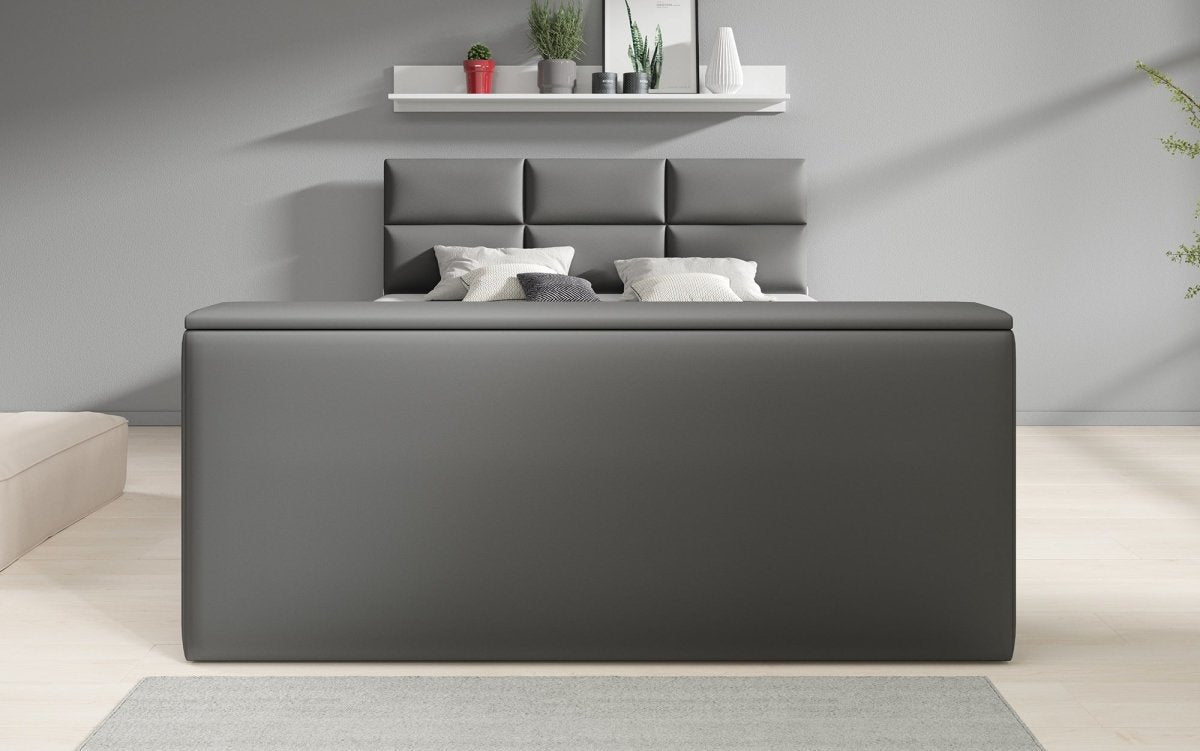 Carito Boxspringbett mit TV-Lift, USB-Anschluss und Geräumigem Stauraum