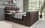 Lade das Bild in den Galerie-Viewer, Carito Boxspringbett mit TV-Lift, USB-Anschluss und Geräumigem Stauraum
