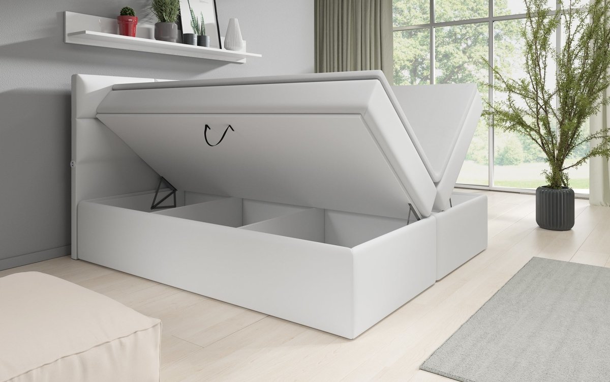 Carito Boxspringbett: Luxuriöser Schlafkomfort mit USB & Stauraum