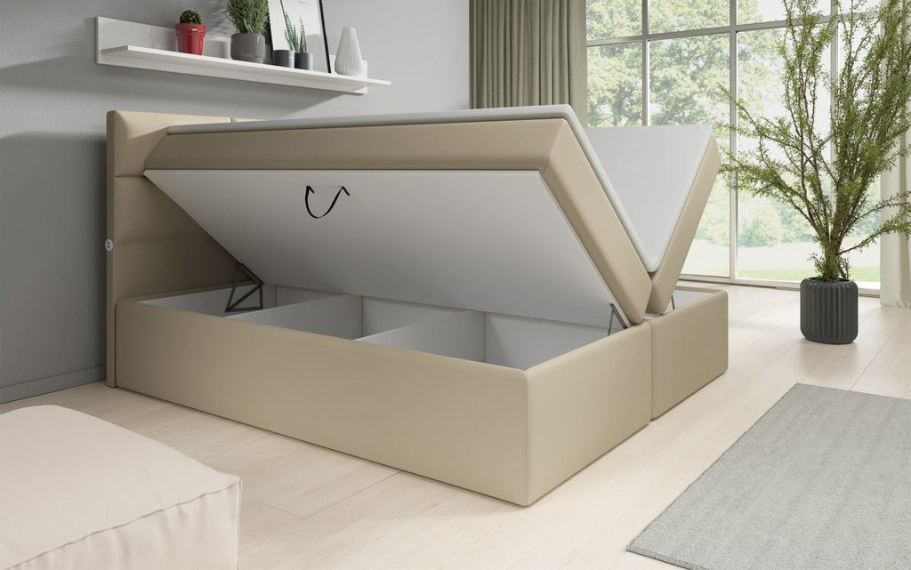 Carito Boxspringbett: Luxuriöser Schlafkomfort mit USB & Stauraum