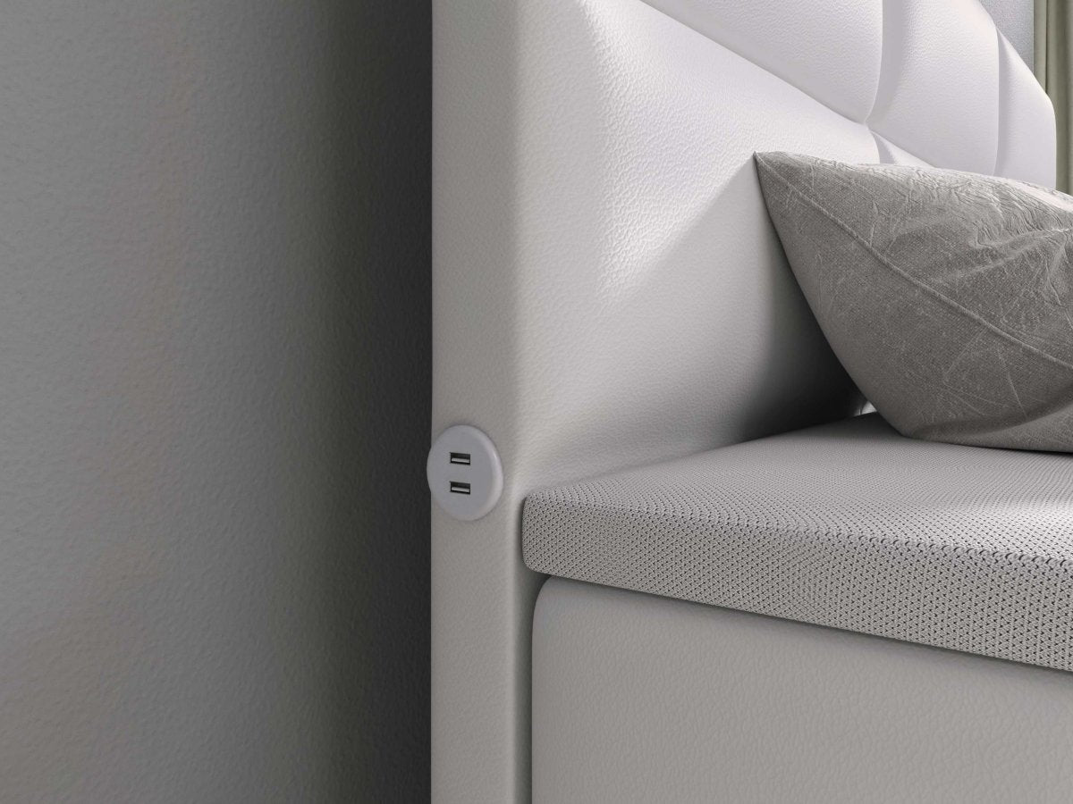 Carito Boxspringbett: Luxuriöser Schlafkomfort mit USB & Stauraum