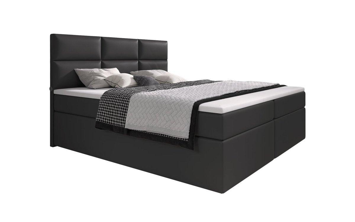 Luxuriöses Boxspringbett Carre mit USB-Anschluss: Höchster Komfort, Stil & Praktische Ladefunktion