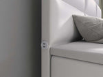Lade das Bild in den Galerie-Viewer, Luxuriöses Boxspringbett Carre mit USB-Anschluss: Höchster Komfort, Stil &amp; Praktische Ladefunktion
