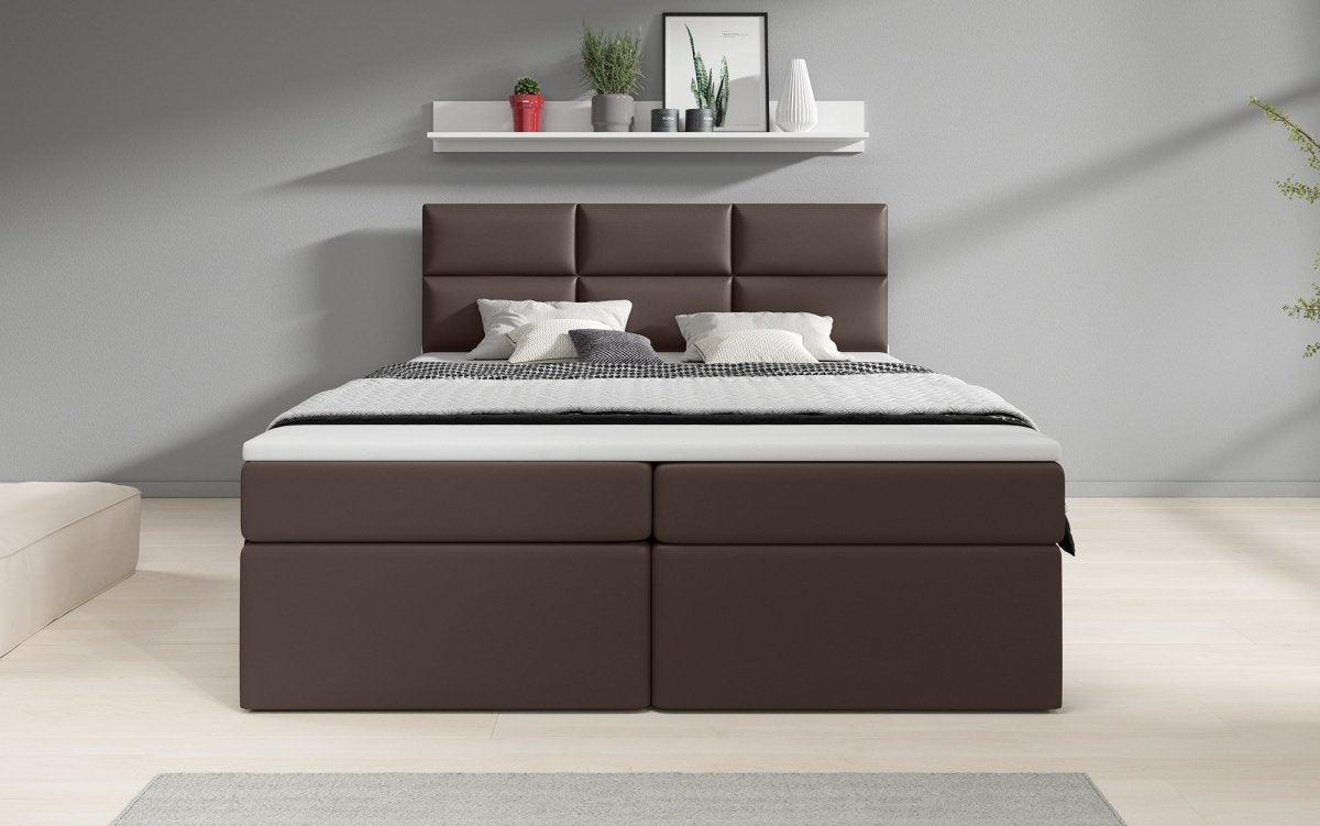 Luxuriöses Boxspringbett Carre mit USB-Anschluss: Höchster Komfort, Stil & Praktische Ladefunktion