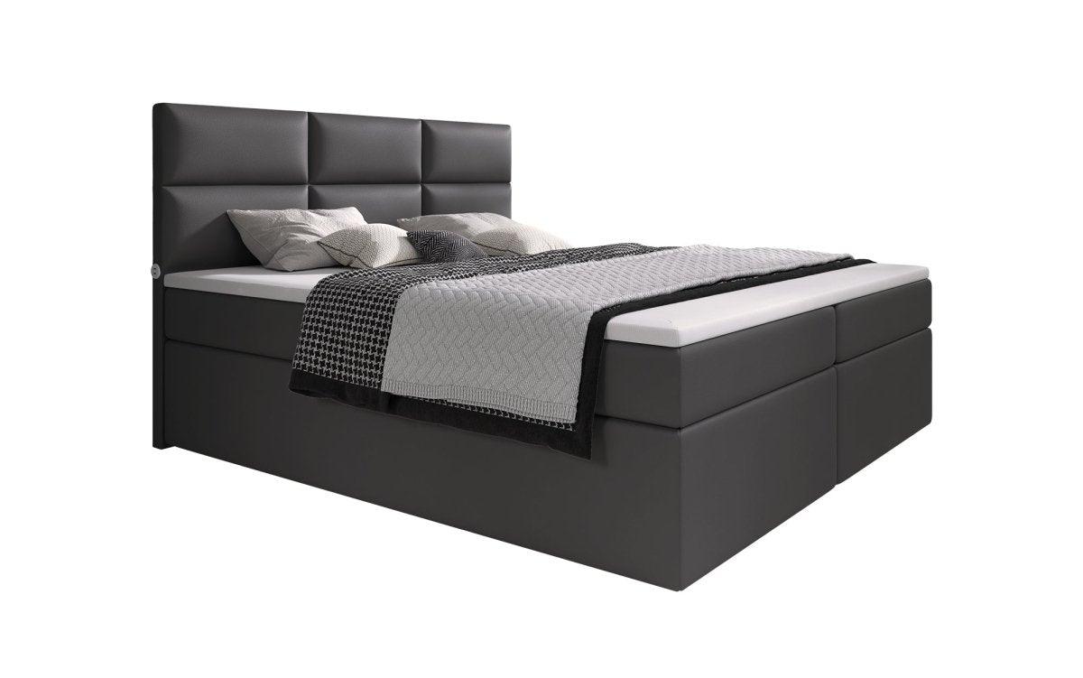 Luxuriöses Boxspringbett Carre mit USB-Anschluss: Höchster Komfort, Stil & Praktische Ladefunktion