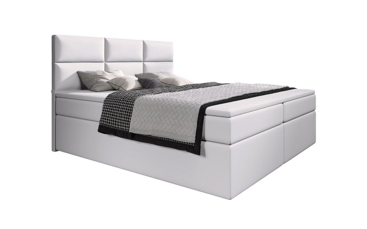 Luxuriöses Boxspringbett Carre mit USB-Anschluss: Höchster Komfort, Stil & Praktische Ladefunktion