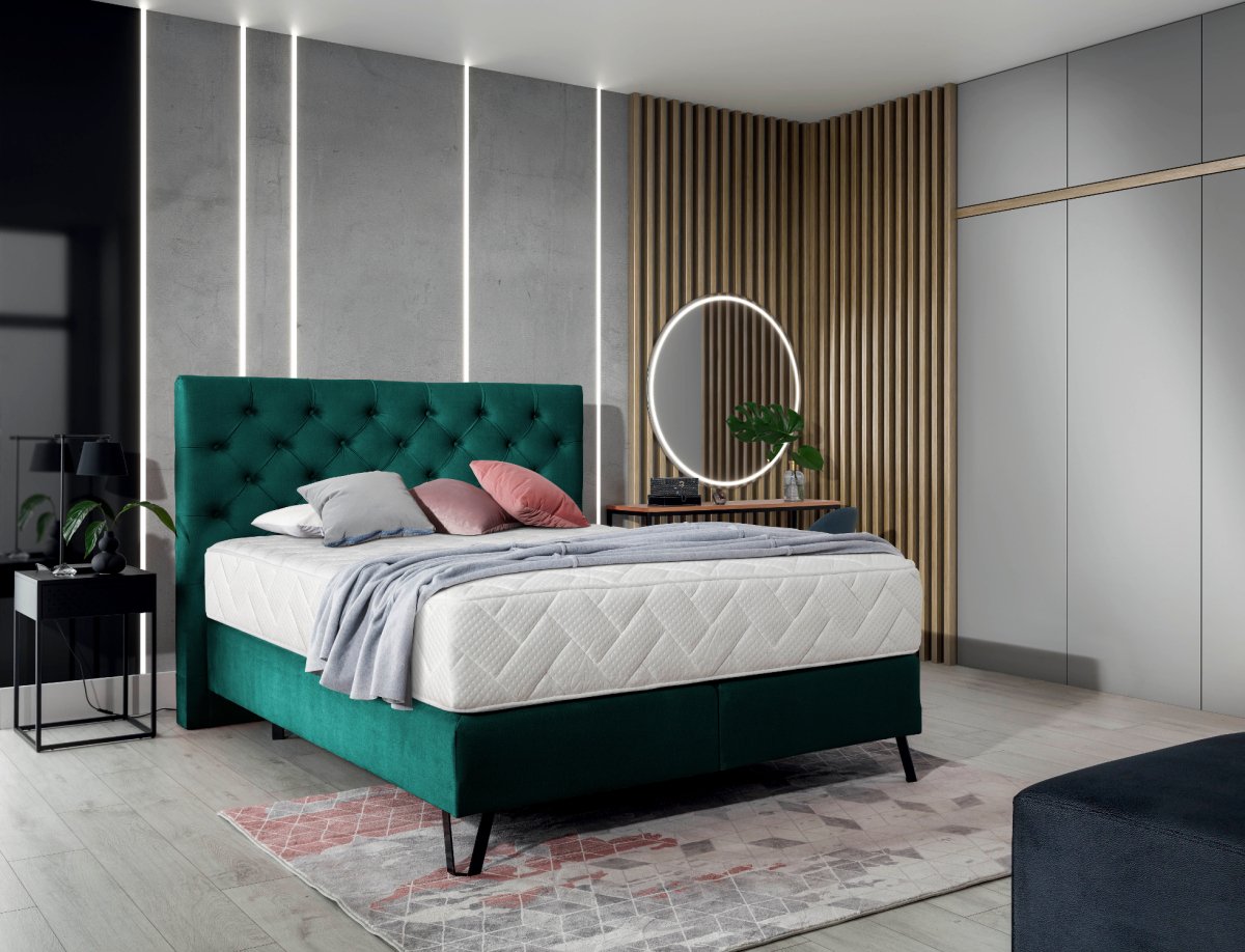 Luxuriöses Boxspringbett Cerina: Komfort, Stil und Erholsamer Schlaf