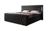 Luxuriöses Boxspringbett Charme mit LED, USB, Stauraum, Komfort Matratze