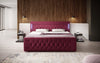Luxuriöses Boxspringbett Charme mit LED, USB, Stauraum, Komfort Matratze