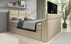 Luxus Citaro Boxspringbett mit Integriertem TV-Lift, USB-Anschluss und Stauraum