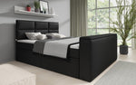 Lade das Bild in den Galerie-Viewer, Luxus Citaro Boxspringbett mit Integriertem TV-Lift, USB-Anschluss und Stauraum
