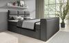 Luxus Citaro Boxspringbett mit Integriertem TV-Lift, USB-Anschluss und Stauraum